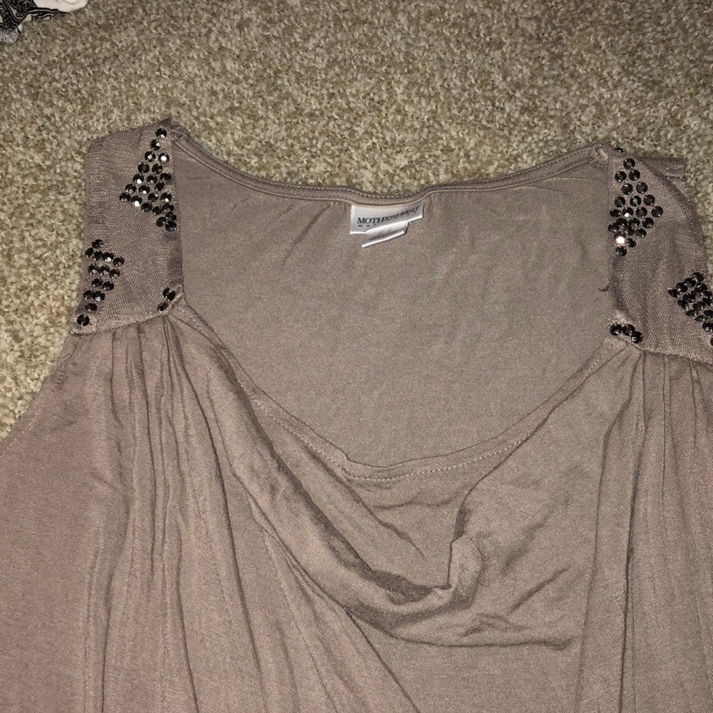 Maternity sparkle tank top